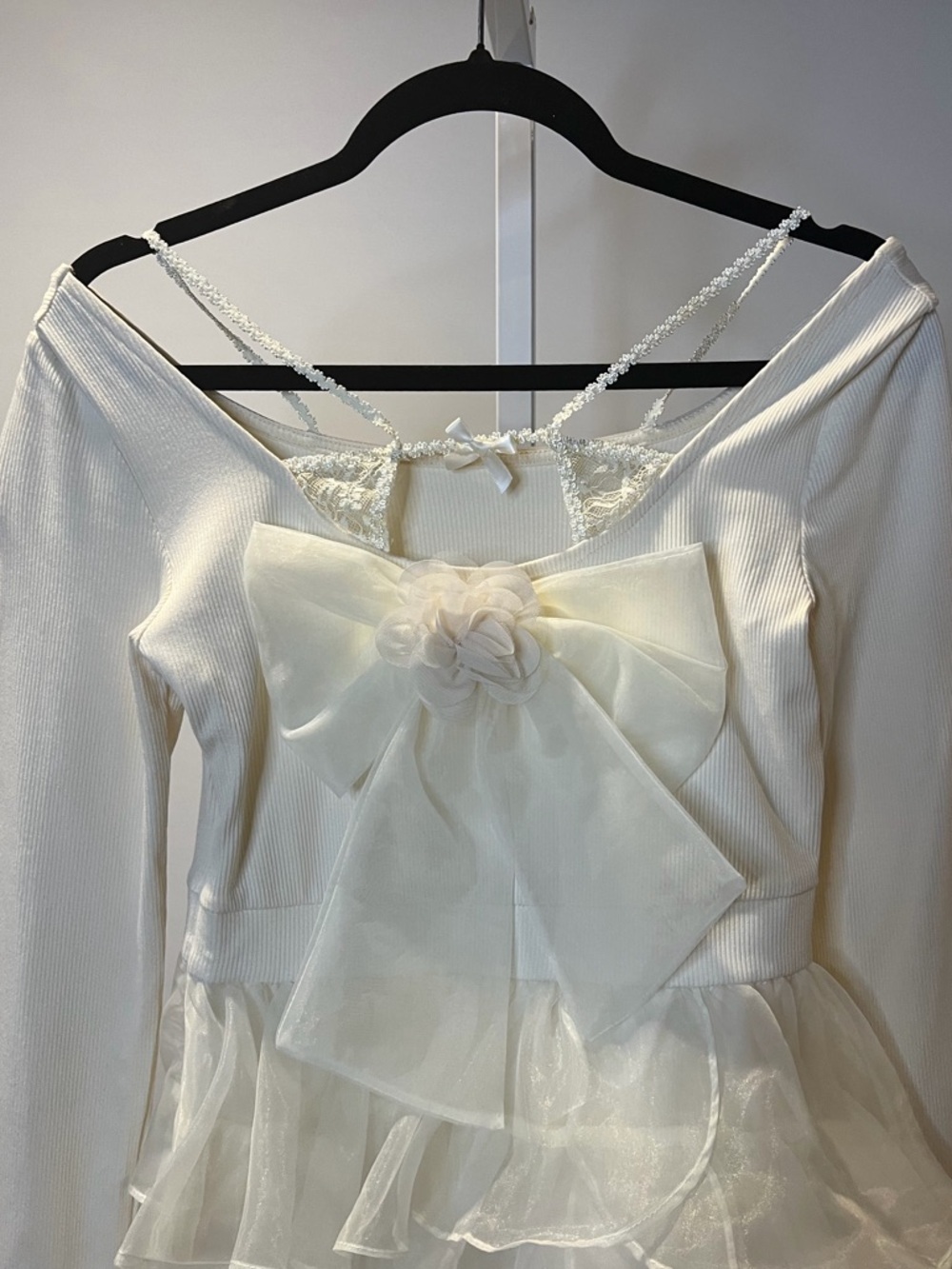 Kawaii Balletcore Layered Tiered Mini Dress - Picture 5 of 7